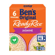 Ben's Ready Rice Jasmine (6-Pack, 8.5 oz Each) | Microwaveable Fragrant Rice Ben's Original