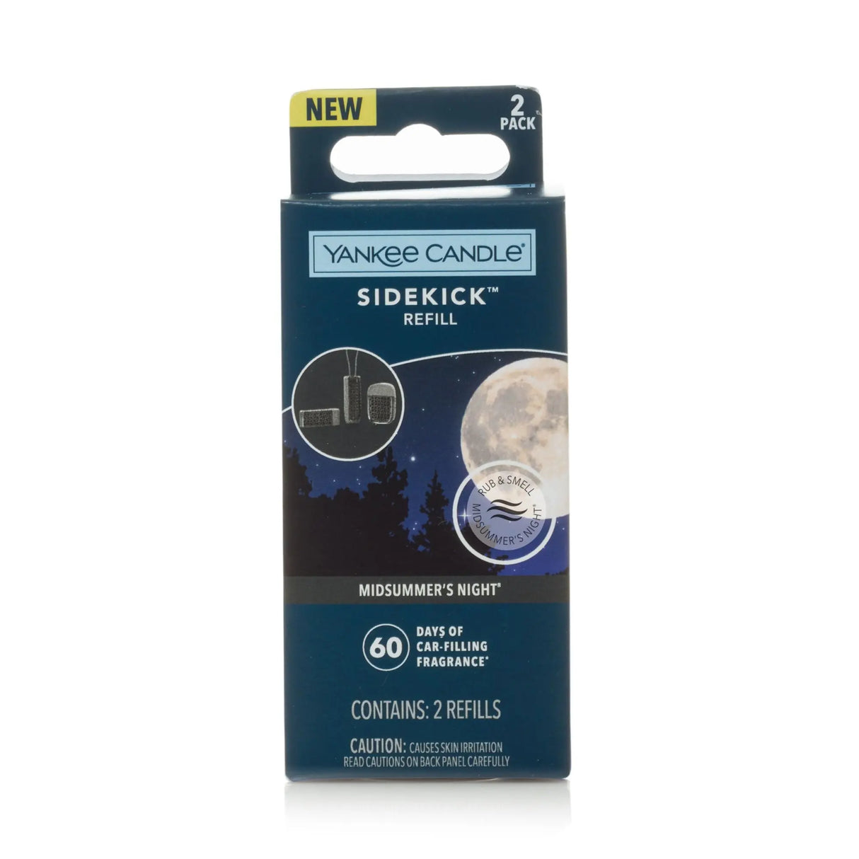 Yankee Candle Midsummerâ€™s Night Vent Clip (Refill) | Deep, Masculine Scent for Car or Home Yankee Candle