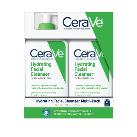 CeraVe Hydrating Cleanser (2 pk.) | Gentle, All-Day Moisture CeraVe