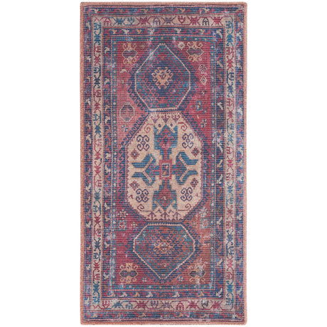 Nicole Curtis Series 1 red washable area rug