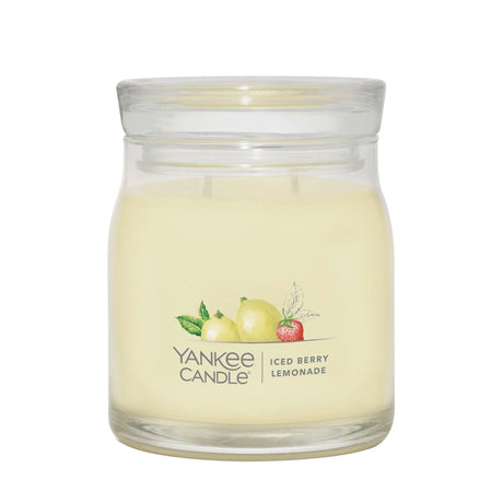 Yankee Candle Iced Berry Lemonade Candle | Signature Medium Jar with Sweet & Tart Aroma Yankee Candle