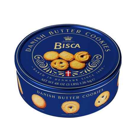 Bisca Danish Butter Cookies 3 lb tin