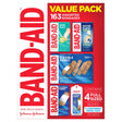 Band-Aid Adhesive Bandages Value Pack (163 ct.) | Assorted Sizes for Everyday Cuts & Scrapes Band-Aid