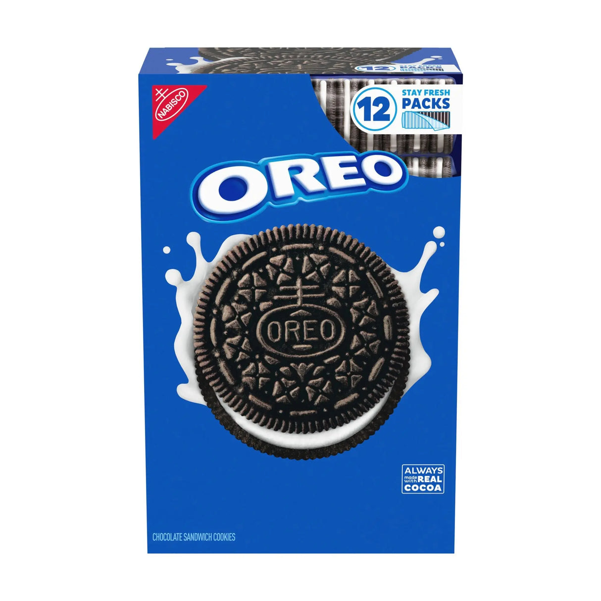 Oreo Chocolate Sandwich Cookies (62.76 oz) | Iconic Cream-Filled Duo Pack Oreo