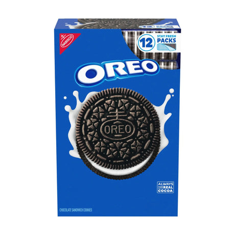 Oreo Chocolate Sandwich Cookies (62.76 oz) | Iconic Cream-Filled Duo Pack Oreo