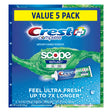 Crest Complete + Scope Outlast Toothpaste (6.3 oz, 5-Pack) | Whitening & Fresh Breath Crest