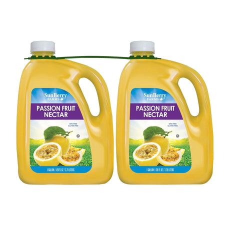 Sunberry Farms Passion Fruit Nectar (2-Pack, 1 gal Each) | Tropical Juice Blend Sunberry Farms