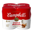 Campbell's Cream of Mushroom Soup (4-Pack, 10.5 oz Each) | Rich, Savory Soup Base Campbell's