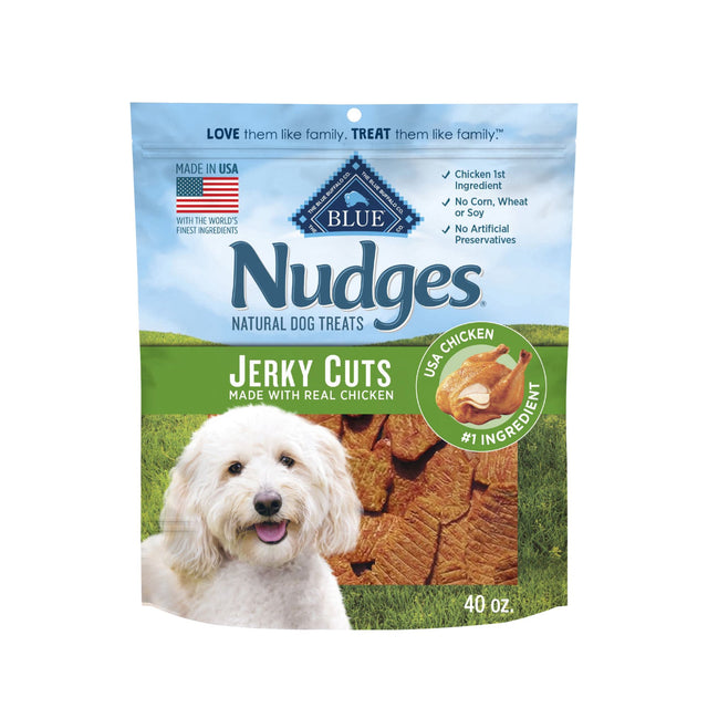 Blue Buffalo Nudges chicken jerky cuts bag