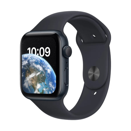 Apple Watch SE GPS 44mm (Midnight) | Fitness Tracker with Sport Band Â· M/L Size Apple