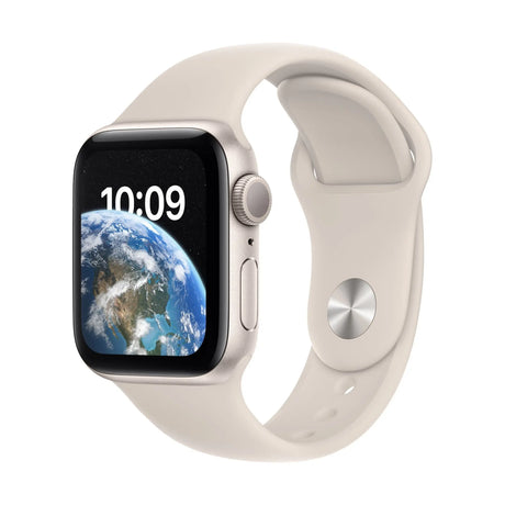 Apple Watch SE GPS 40mm (Starlight) | Lightweight Fitness Smartwatch with Sport Band Apple