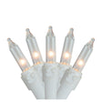 Northlight 13.5ft 300-count icicle Christmas lights clear on white wire