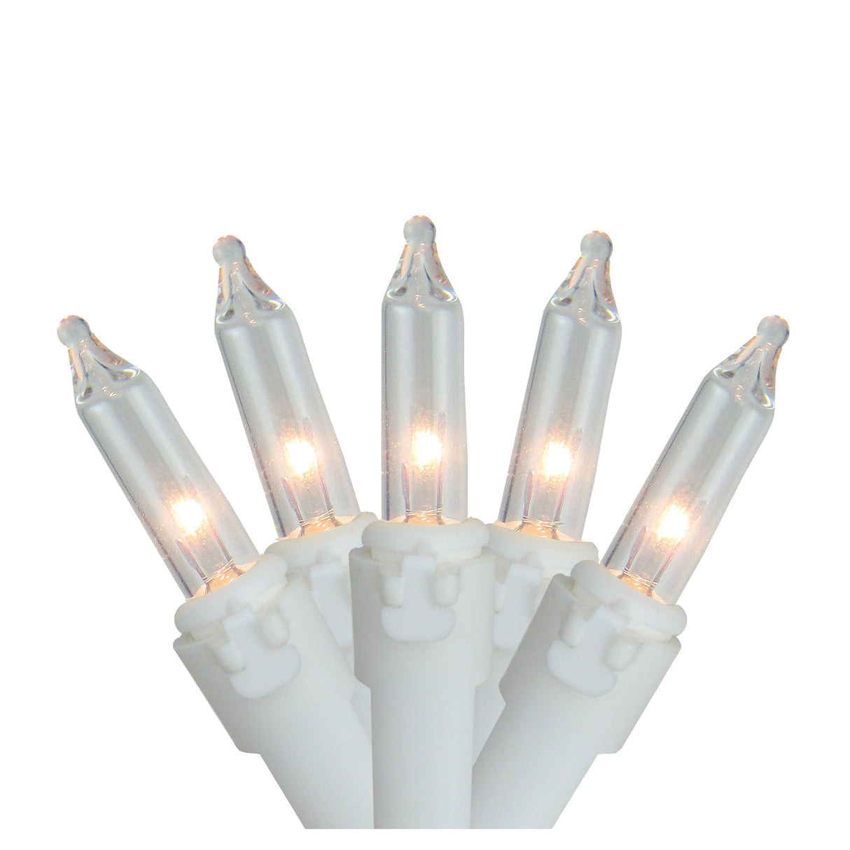 Northlight 13.5ft 300-count icicle Christmas lights clear on white wire