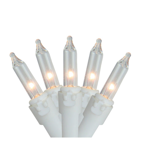 Northlight 13.5ft 300-count icicle Christmas lights clear on white wire