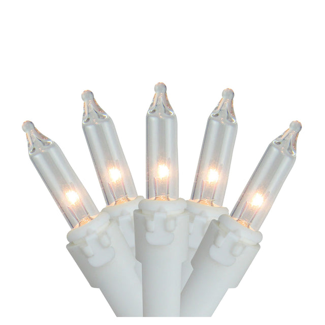 Northlight 13.5ft 300-count icicle Christmas lights clear on white wire