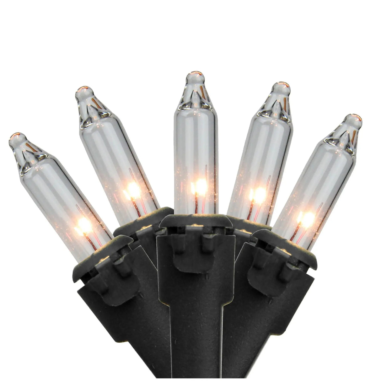 Northlight Christmas String Lights (20.25', 100 ct., Clear) | Energy-Efficient Decor with Black Wire Northlight