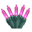 Northlight String Lights (33', Pink) | Festive Holiday Glow Northlight
