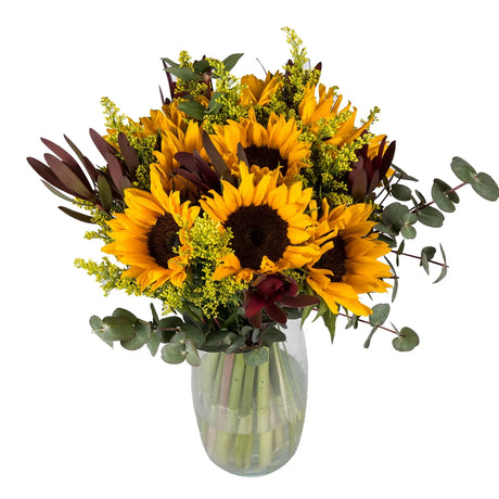 Painting the Sun Floral Bouquet | Bright Yellow Arrangement AFS Wholesale Shop