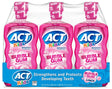 ACT Kids Bubblegum Rinse (3-Pack, 16.9 oz Each) | Anti-Cavity Fun Flavor ACT