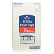 WinCup White Foam Cups (8 oz, 1,000-Pack) | Insulated Beverage Serveware WinCup