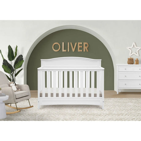 Delta Children Emery 4-in-1 Convertible Crib | Grows from Infant to Toddler Bed Delta Children