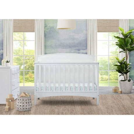 Delta Children Archer 4-in-1 Convertible Crib | Grows with Baby from Newborn to Toddler Delta Children