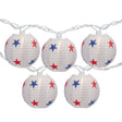Northlight Patriotic Paper Lantern Lights (9') | Red, White & Blue Outdoor DÃ©cor Northlight