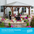Handy Canopy & Gazebo Kit (200â€“570 lbs) | Heavy-Duty Outdoor Shelter Assembly Handy