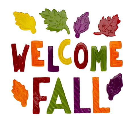 Northlight Fall Gel Window Clings | Burgundy & Orange Thanksgiving DÃ©cor Northlight