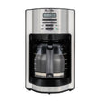 Mr. Coffee 12-Cup Programmable Coffee Maker (Stainless Steel) | Rapid Brew Convenience Mr. Coffee