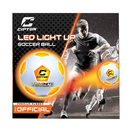 Cipton Â· LED Soccer Ball | Light-Up Design for Night Games, Official Size Cipton