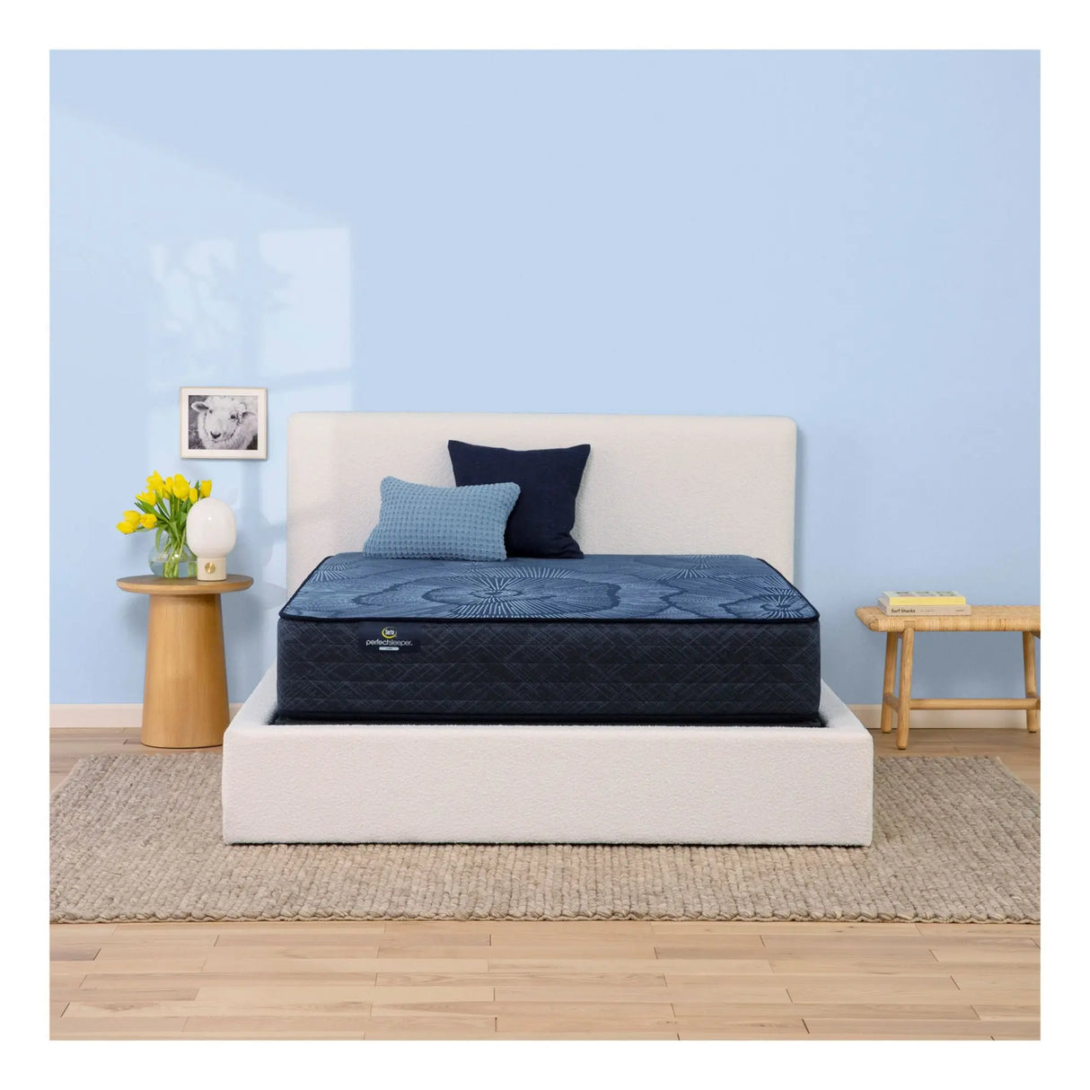 Serta Pacific Peace Hybrid Mattress (12", Twin XL) | Medium Support, Cooling Serta