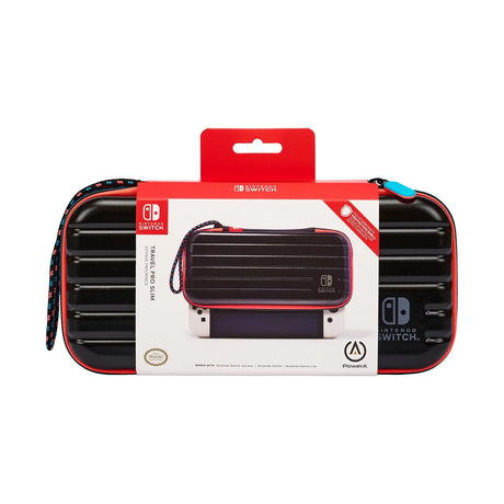 PowerA Slim Travel Pro Case for Switch (Red/Blue) | Sleek Protection for Console & Accessories PowerA