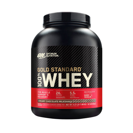 Optimum Nutrition Gold Standard Whey â€“ Chocolate Milkshake (4.37 lbs) | 24g Protein for Recovery Optimum Nutrition