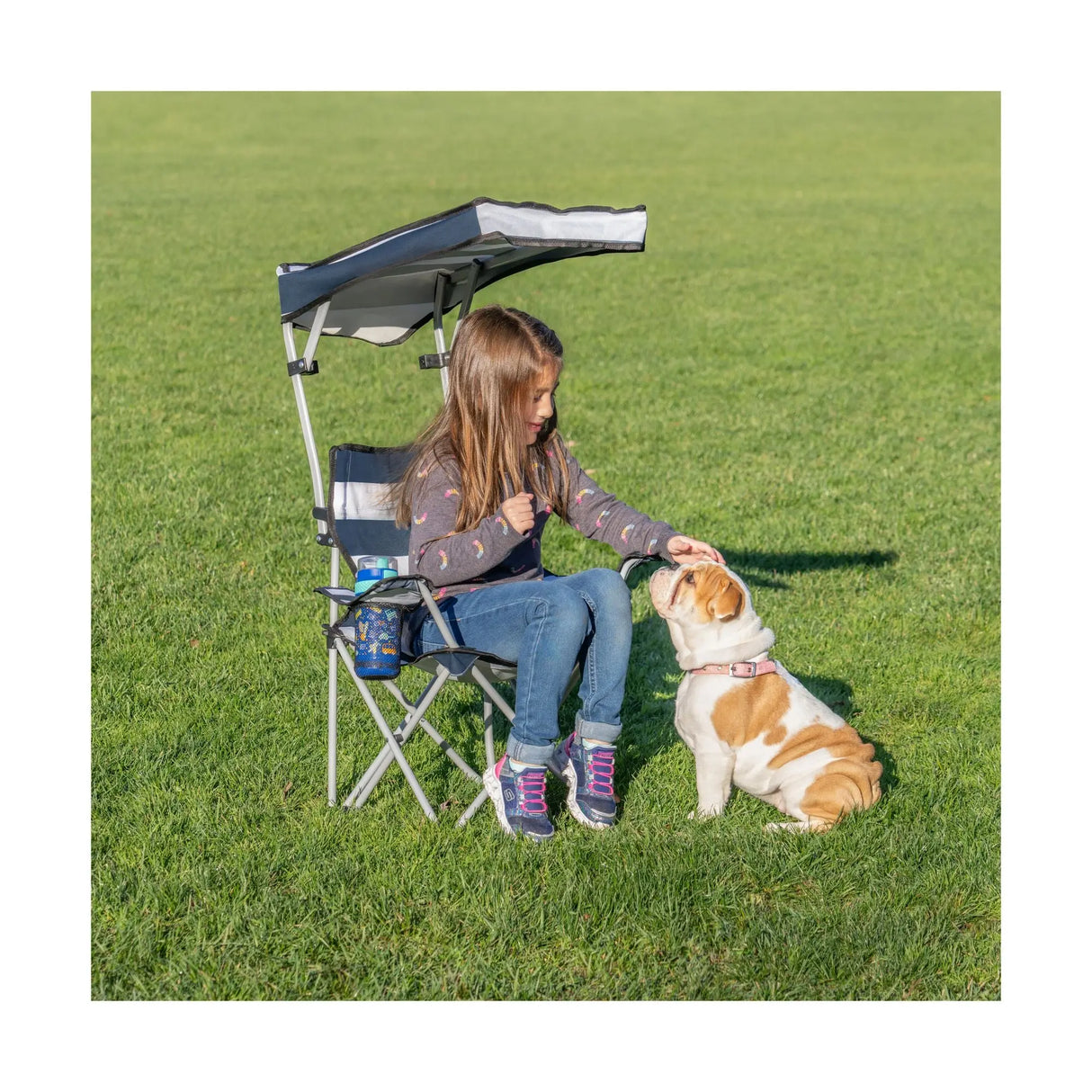 Camp & Go Kids Quad Chair | Outdoor Seating with Sun Shade Camp & Go