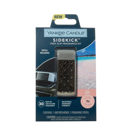 Yankee Candle Sidekick Vent Clip Refill (Pink Sands XO) | Tropical Fresh Scent for On-the-Go Yankee Candle