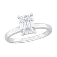 Moissanite Octagon Solitaire Ring (1.75 ct t.w., Sterling Silver) | Elegant Sparkle AFS Wholesale Shop