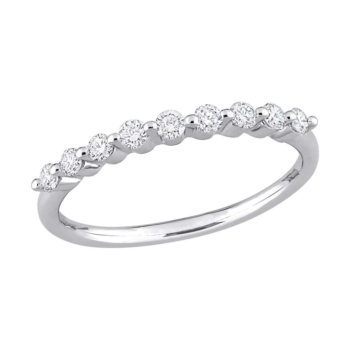 Lab Grown Diamond Semi-Eternity Ring (.33 ct.) | Ethical Sparkle & Style AFS Wholesale Shop