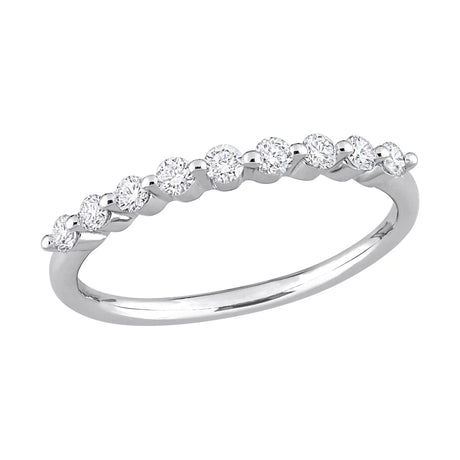 Lab Grown Diamond Semi-Eternity Ring (.33 ct.) | Ethical Sparkle & Style AFS Wholesale Shop