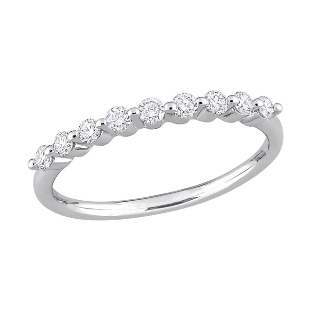 Lab Grown Diamond Semi-Eternity Ring (.33 ct.) | Ethical Sparkle & Style AFS Wholesale Shop