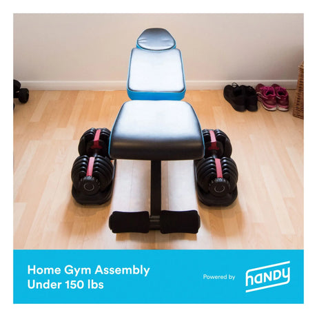 Handy Home Gym Assembly | Professional Setup under 150 lbs Handy