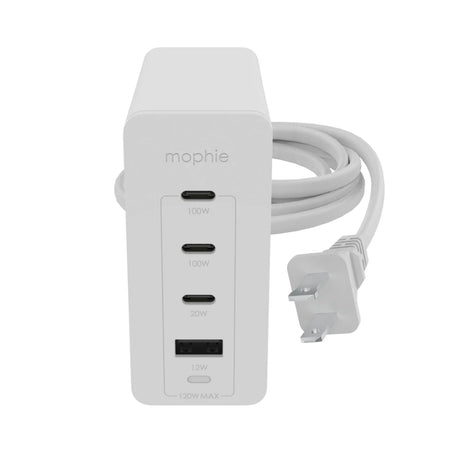 Mophie Speedport 120 Travel Charging Bundle (3-Pack) | Portable Power for Smartphones & Tablets mophie