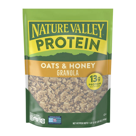 Nature Valley Protein Oats & Honey Granola (28 oz) | 10g Protein & Crunchy Oats for On-the-Go Energy Nature Valley