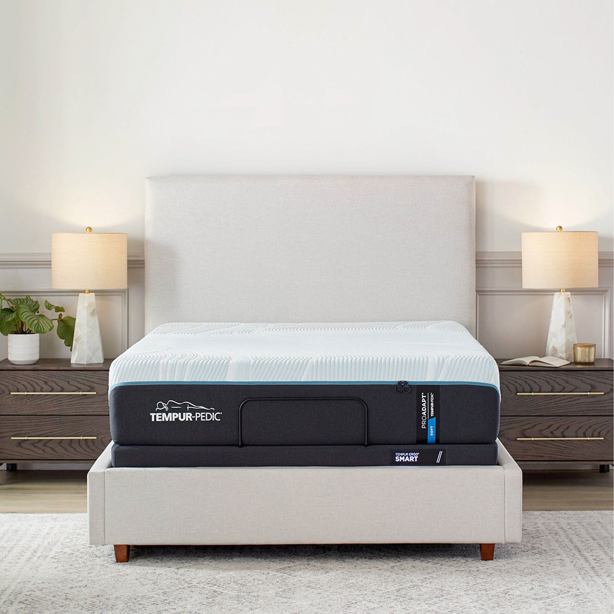 Tempur-Pedic TEMPUR-ProAdapt soft mattress set with BJ's $300 gift card
