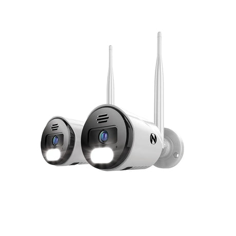 Night Owl Wi-Fi Spotlight Cameras (2-Pack) | 4K Plug-In Security with 2-Way Audio Night Owl