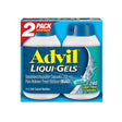 Advil Liqui-Gels (2-Pack, 120 ct Each) | Rapid Pain Relief Softgels Advil