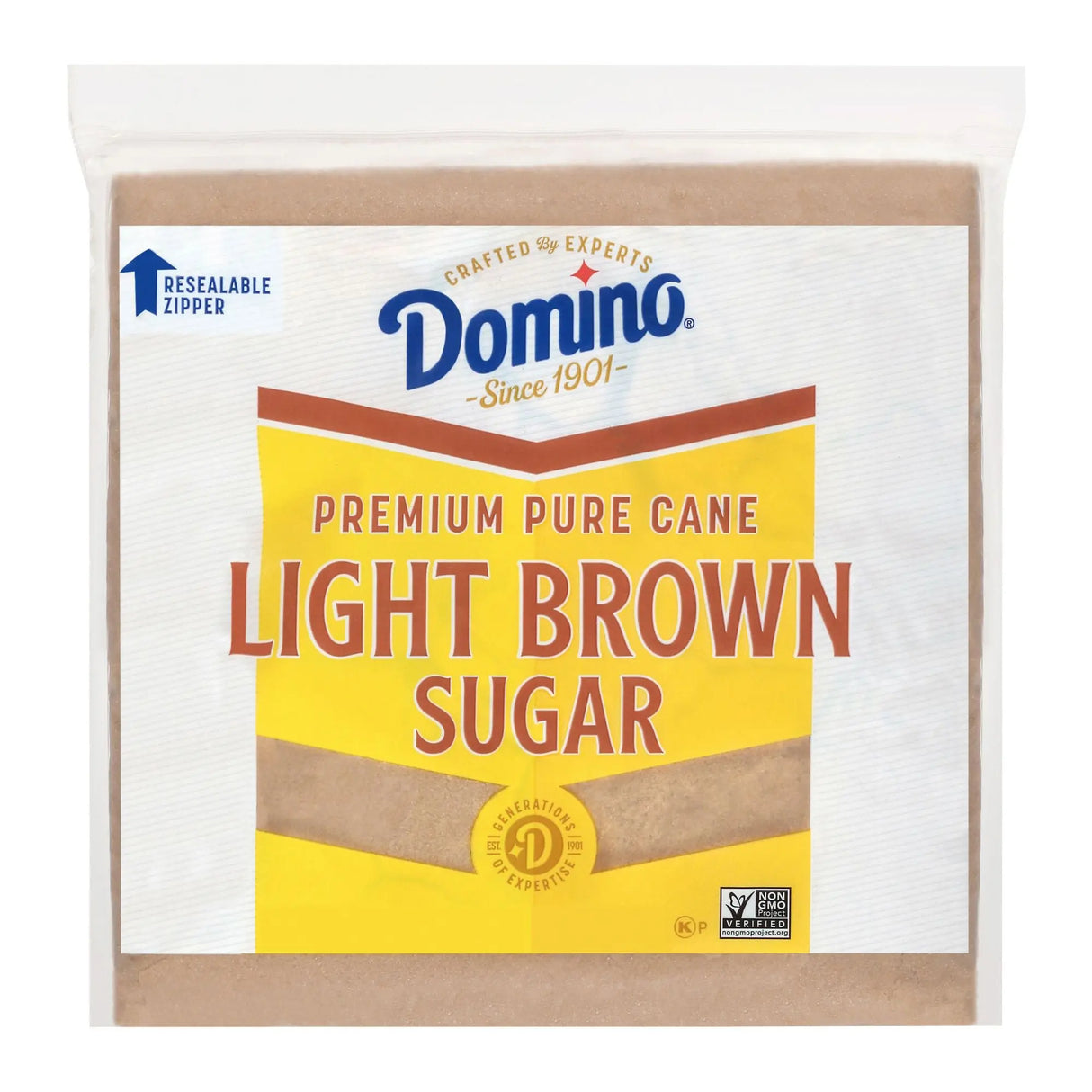 Domino Light Brown Sugar (4 lbs) | Moist, Fine Sugar for Baking & Cooking Domino Sugar