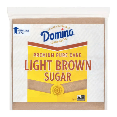 Domino Light Brown Sugar (4 lbs) | Moist, Fine Sugar for Baking & Cooking Domino Sugar