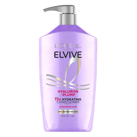 L'Oreal Elvive Hyaluron Plump Conditioner (40 oz) | Paraben-Free Moisture & Bounce L'Oreal