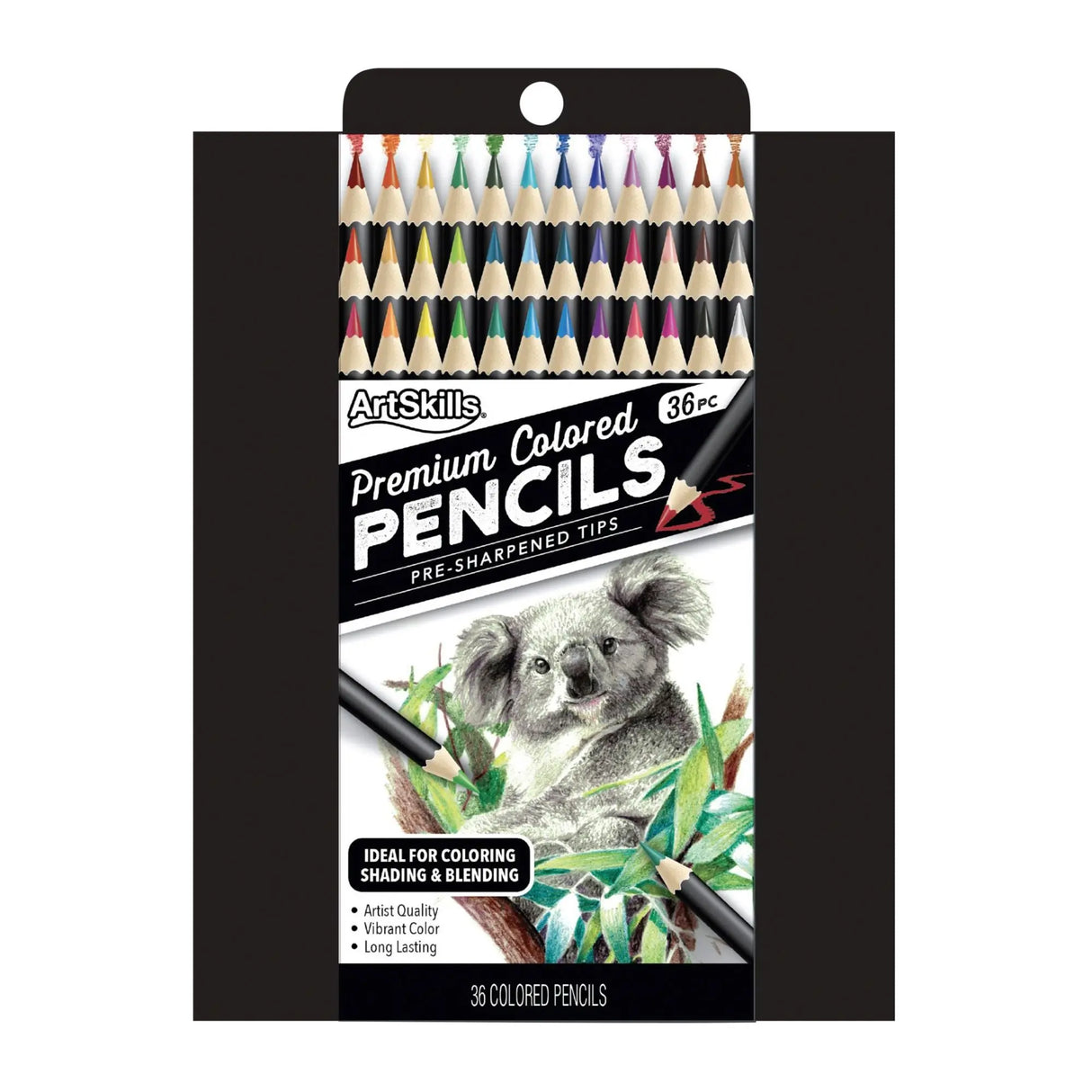 ArtSkills Premium Colored Pencils (36 Count) | Vibrant Pigments for Coloring, Drawing & Sketching ArtSkills